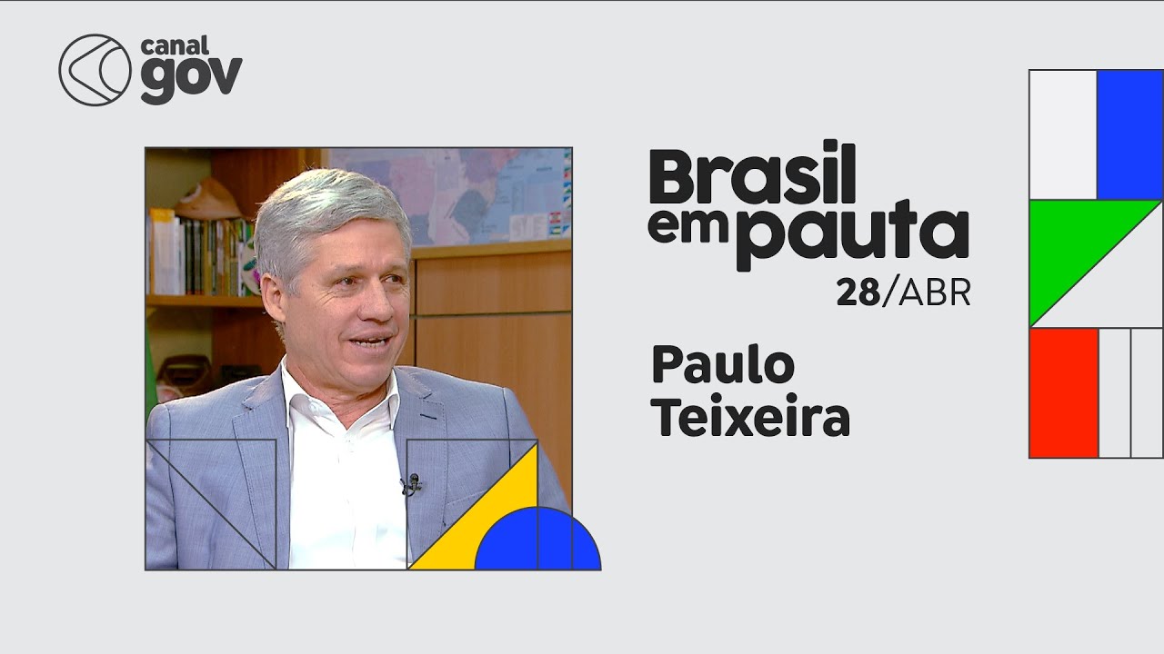 BRASIL EM PAUTA | Paulo Teixeira, ministro do Desenvolvimento Agrário e Agricultura Familiar