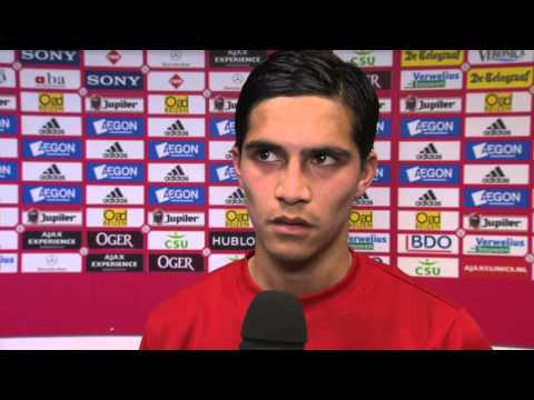 Reactie Navarone Foor na afloop van Ajax - N.E.C.