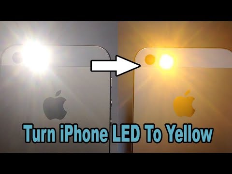 Turn iPhone LED To Yellow iOS 11.2-11.3.1