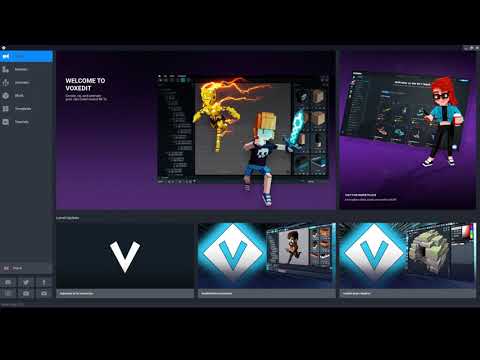 VOXEDIT: How to Import and edit a Template Character