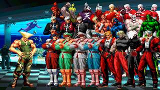 Guile L Vs Super Bosses Team Mugen