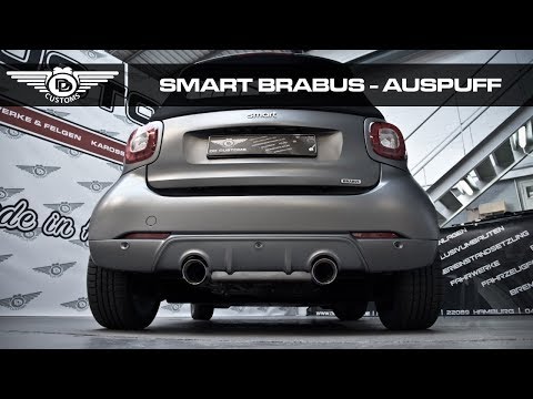 Smart 453 BRABUS Abgasanlage Auspuffanlage Sound DD CUSTOMS EXHAUST