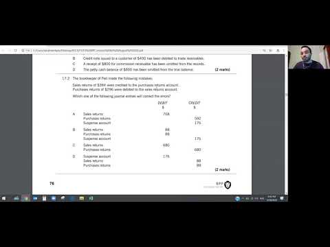 Elşən Şahverdiyevin təqdimatında ACCA BPP F3 Revision kit 17.2, Correction of errors
