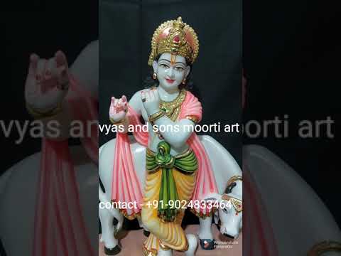Marble krishna sculpture, min. 12 inch to 150 inch