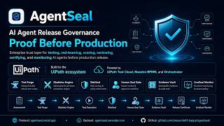 AgentSeal: AI Agent Release Governance with UiPath | Proof Before Production