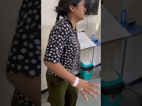 How does patient with Lumbar spine slip disc get pain ?