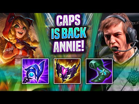 CAPS BRINGS BACK ANNIE! - G2 Caps Plays Annie Mid vs Viego! | Season 2022