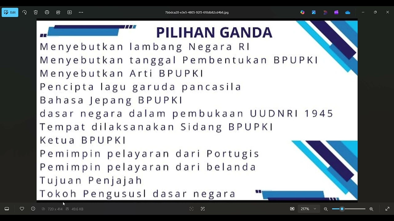 kisi kisi PSAS PKN kelas 7 SMT  1 2025