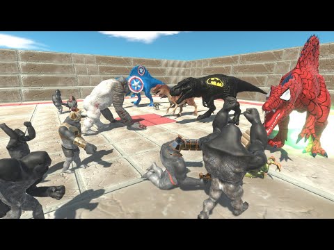 ARBS TOURNAMENT: FACTION VS FACTION BATTLE ROYALE - Animal Revolt Battle Simulation