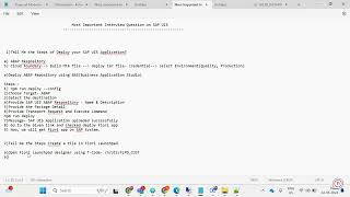 [Latest] Interview Questions for UI5 and Fiori® Job Interview - Part 5