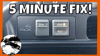 How To Replace Four Wheel Drive Actuator 1988-1999 Chevy GMC Silverado Sierra