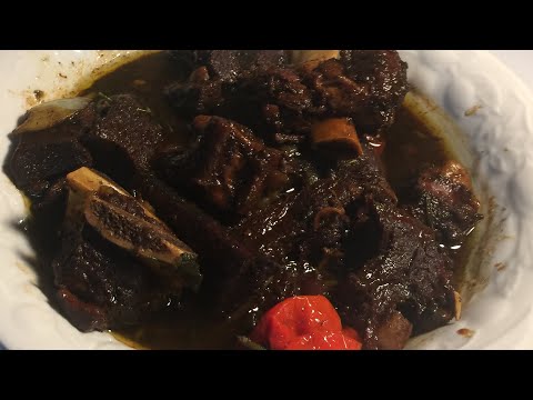 Beef Pepper Pot Guyanese style.