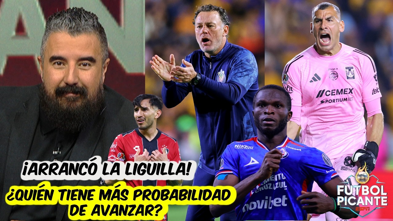 LIGUILLA ENCENDIDA. TIGRES GOLEA a CHIVAS. CRUZ AZUL sufrió vs ATLAS, ¿Quién pasa? | Futbol Picante