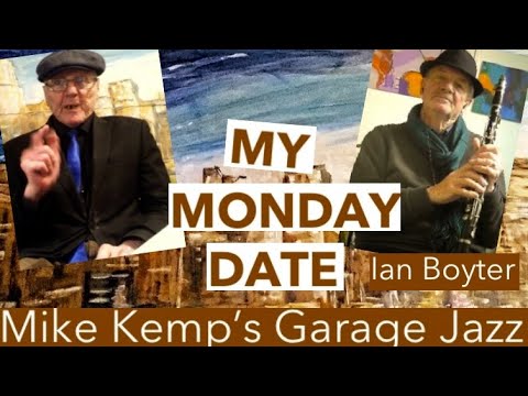 Piano player Mike Kemp and Ian Boyter, clarinet, play MY MONDAY DATE
