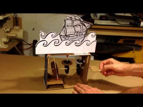 Cardboard Ship Automaton