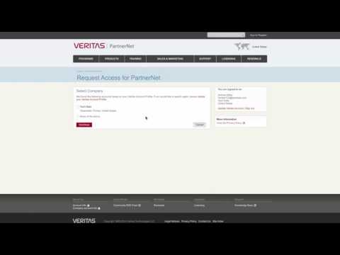 Tech Data Veritas Partnernet Registration