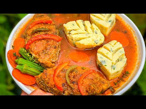 Trinidad Stewed Fish and CooCoo #cookwithme