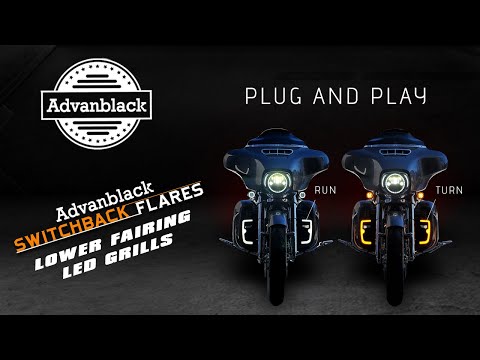 Advanblack Switchback Flare Lower Fairing LED Lights