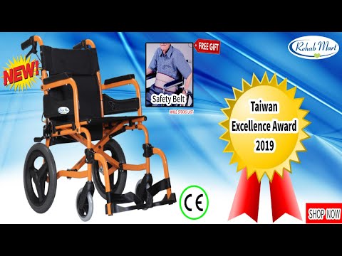 Joy Lightweight Fordable Transport Wheelchair