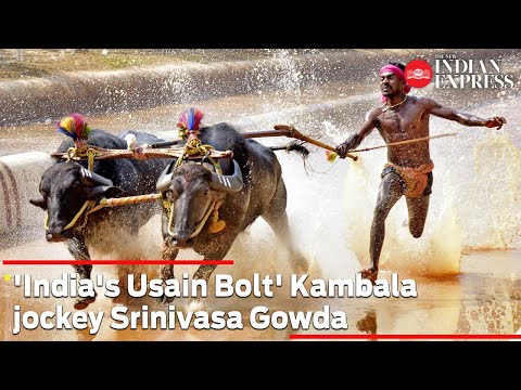 Meet 'India's Usain Bolt', Kambala jockey Srinivasa ... - YouTube