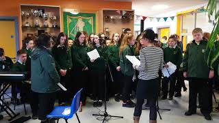 MCC Choir at Senior Assemby