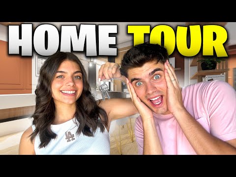 HOME TOUR of our NEW HOME🏡❤️‍🔥