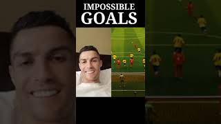 cristiano ronaldo impossible goals #CR7 #Football #Shorts