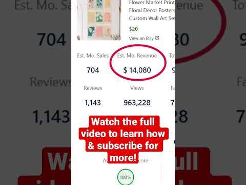 Earn 19k Per Month By Selling AI Art on Etsy?