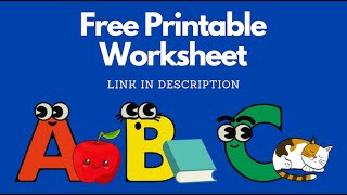 FREE Printable ABC Learning