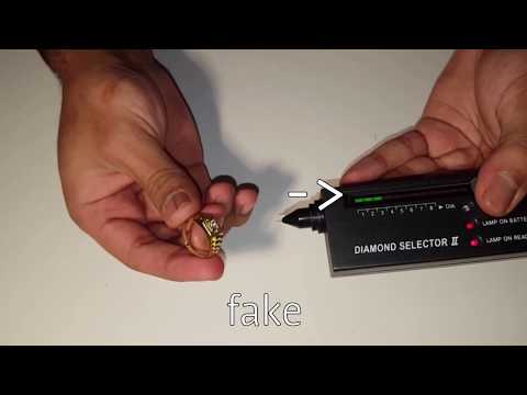 How to check - test diamond fake or Real ( Diamond Selector II - 2 )