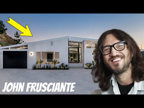 Red Hot Chili Peppers John Frusciante | House Tour | $4.55 Million Mid Century Modern Hollywood Hill