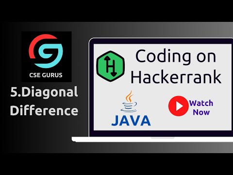 5 Diagonal Difference Hackerrabk Java