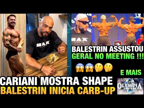 CARIANI MOSTRA O SHAPE - BALESTRIN ASSUSTOU GERAL MAS FABIO JUNIO DESAFIOU ELE ONTEM NO MEETING