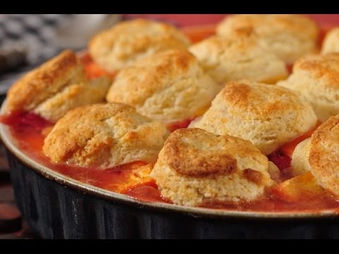 Peach Cobbler Recipe Demonstration - Joyofbaking.com