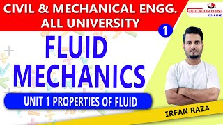 Lec 1 | Introduction to Fluid Mechanics | Fluid Mechanics for Mechanical & Civil Engineering