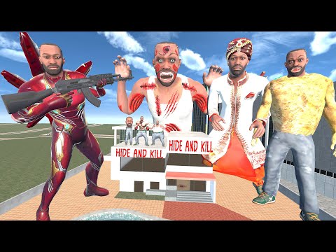 Franklin Play Hide & Kill With Clones In Indian Bike Driving 3d
