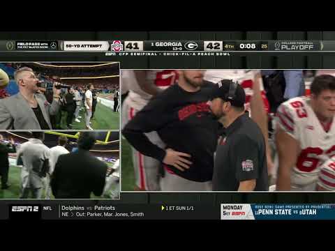 Pat McAfee reacts to SHANKED game-winning attempt by Ohio State