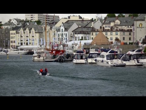 The art nouveau town of Alesund, Norway