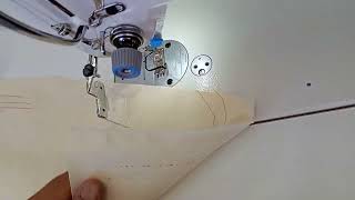 Regulagem de pontos Máquina de Costura Reta Industrial - Linha de cima aparecendo na parte de baixo
