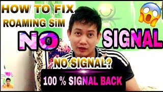 OFW ROAMING SIM NO SIGNAL FIX| How to fix Philippine Roaming Sim(step by step)