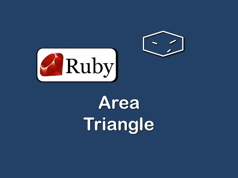 area of triangle in ruby