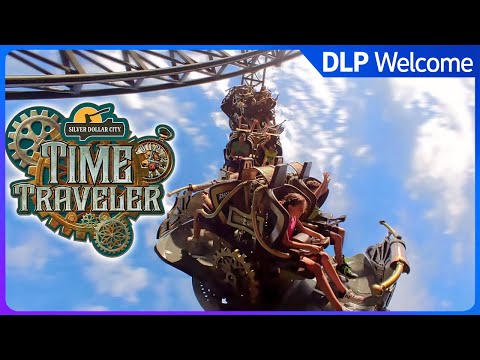 On-ride point of view of Time Traveler