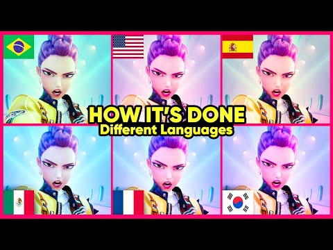 The Song Golden & How It's Done in Different Languages ~ Guess The Song KPOP DEMON HUNTERS EDITION !