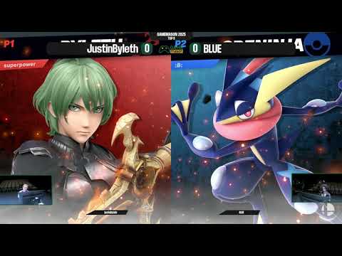 BMS@GameMason Grand Finals - BLUE [L] (Greninja) vs JustinByleth [W] (Byleth, Steve)