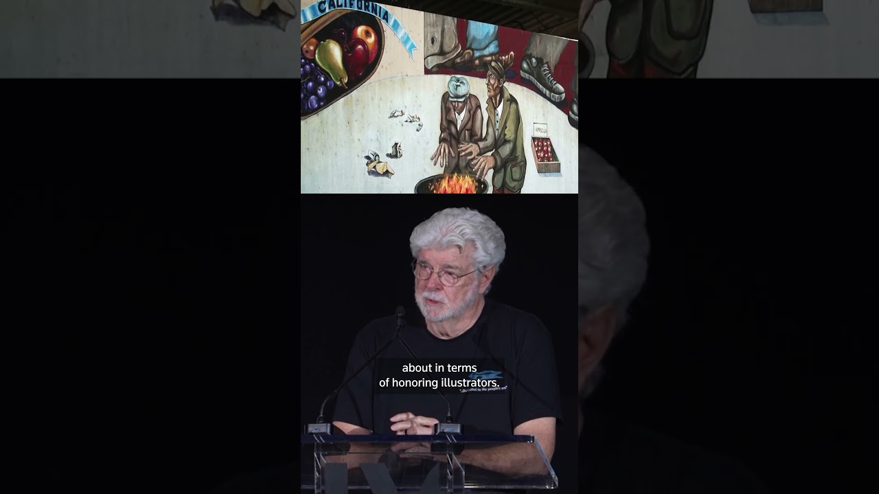 Video: Lucas opens Narrative Art museum in Los Angeles on Sept. 22