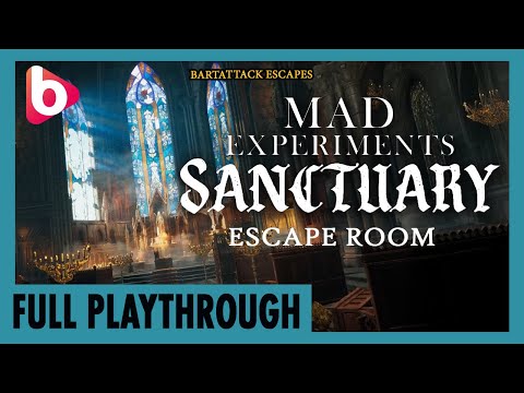 MAD EXPERIMENTS: ESCAPE ROOM - SANCTUARY | Full playthrough | escape a forsaken convent