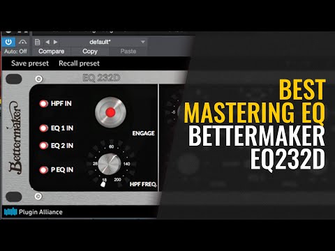 BEST MASTERING EQ in 2021? (The BETTERMAKER EQ232D plugin)