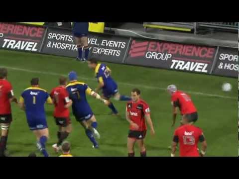 TAMA scratched tackler : Super Rugby 2012 R.15 Crusaders vs Highlanders