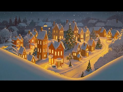 it's winter 1950's and you're listening to christmas music on a cozy snowy night