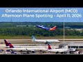 Orlando International Airport MCO Afternoon Plane Spotting April 11 2026
